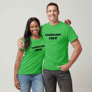 T-shirt homme à deux côtés de l'équipe de paysage