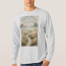 T-shirt homme à manches longues Bible Jérémie 29:1