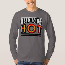 T-Shirt homme à manches longues 'J'étais chaud'