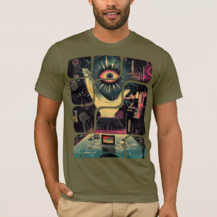 T-shirt homme à oeil ouvert