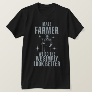 T-shirt Homme Agriculteur Nous faisons Nous regardons simp