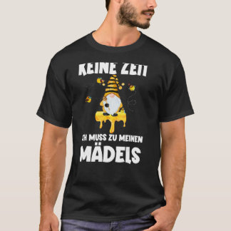 T-shirt Homme apiculteur Keine Zeit Ich Muss Zu Meinen Mäd
