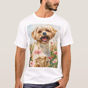 T-Shirt Homme Aquarelle Maltais