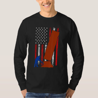 T-shirt Homme arboriculteur 4 juillet grimpeur d'arbres Pa