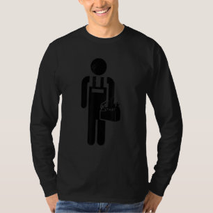 T-shirt Homme Artiste Rétro Graphiste Électricien À