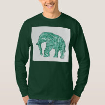 T-shirt homme avec éléphant à motifs
