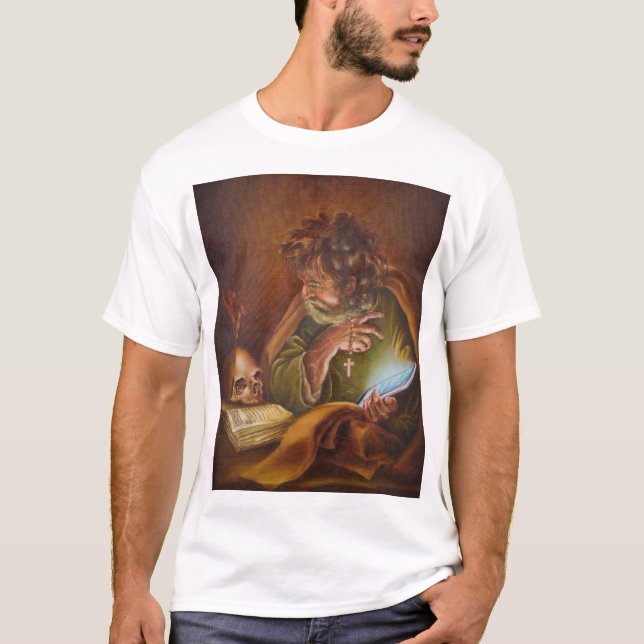 T-shirt homme avec imprimé art contemporain (Devant)