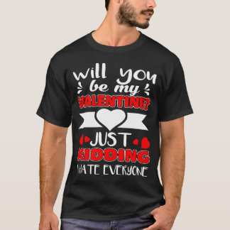 T-shirt Homme Avec Peine De Saint Valentin.