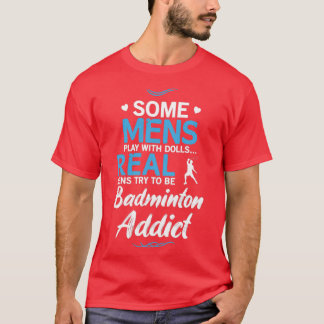 T-shirt Homme Badminton Addict Drôle Design Pour