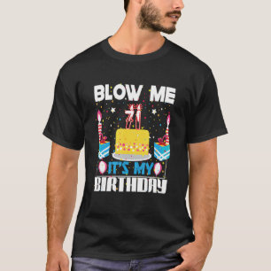 T-shirt Homme Blow Me I'm 71 My Birthday Gag Présent Sayi