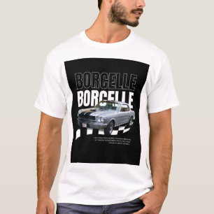 T-Shirt homme Borcelle Thunder Ride voiture vintag