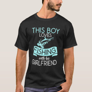 T-shirt Homme Ce Garçon Aime Pêcher Avec Sa Petite Amie -