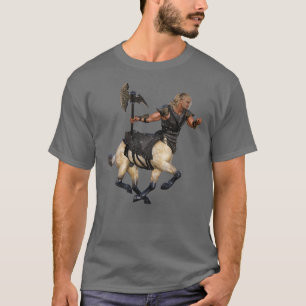 T-shirt Homme Centaur avec Axe et Armure