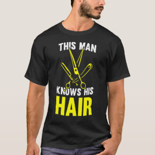 T-shirt Homme Cet Homme Connaît Son Coiffeur Barbersh