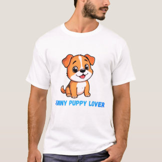 T-shirt homme chiot amusant - mignon chien papa Te