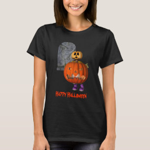 T-shirt Homme citrouille Tombstone Halloween Drôle 