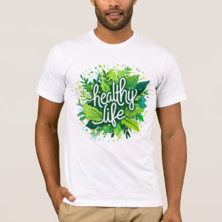 T-shirt Homme Conception pour une vie saine