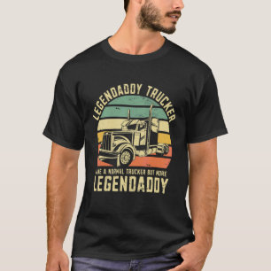 T-shirt Homme Conducteur De Camion Papa Comme Un Camion No