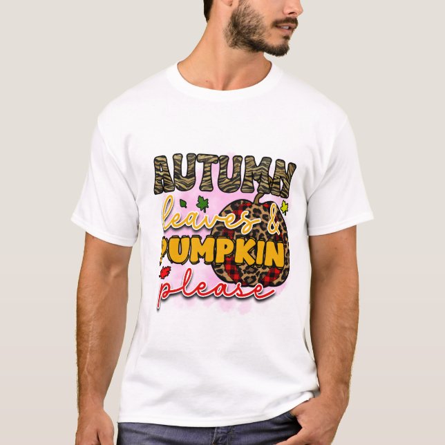T-shirt homme congé automne (Devant)