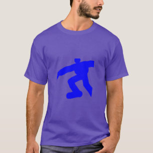 T-shirt Homme courant bleu violet