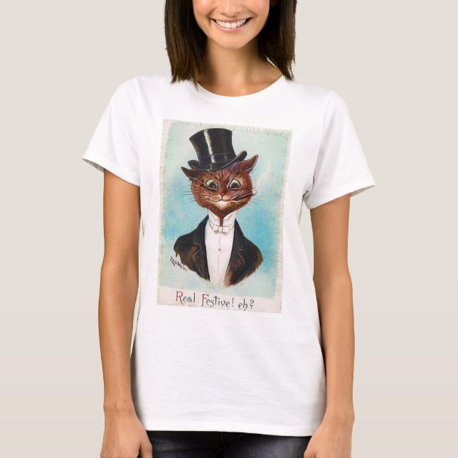 T-shirt Homme de chat, Louis Wain (Devant)