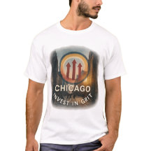 T-shirt homme de Chicago | Urbain Grit Calm Tee