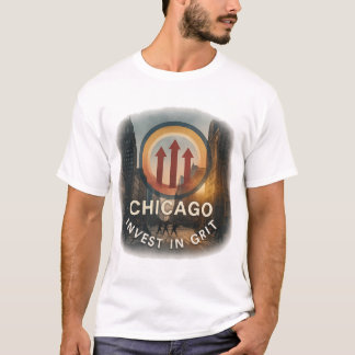 T-shirt homme de Chicago | Urbain Grit Calm Tee