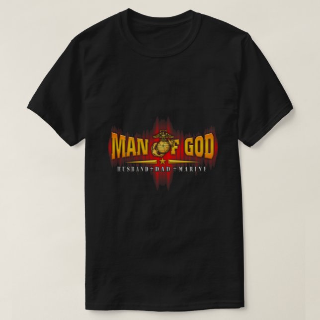 T-shirt HOMME DE DIEU Marine (Design devant)