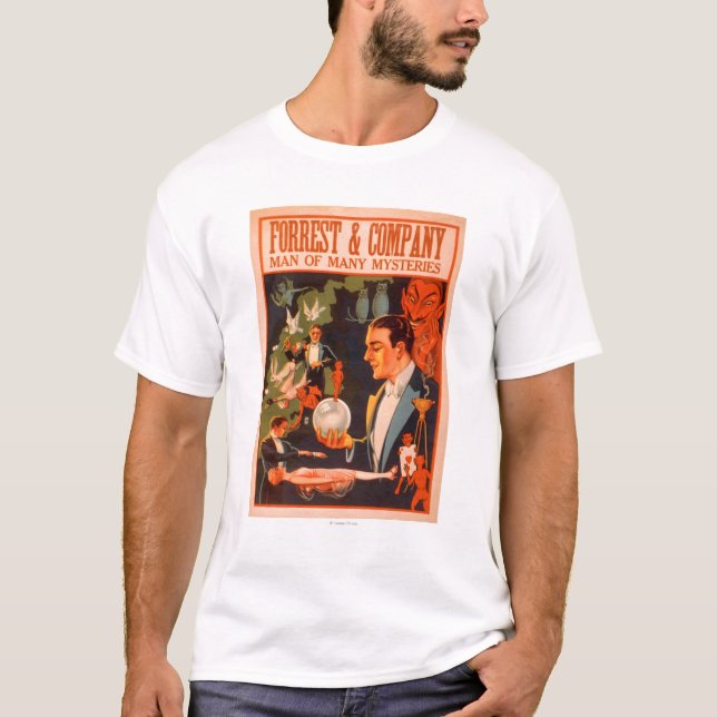 T-shirt Homme de Forrest & Company de beaucoup de mystères (Devant)