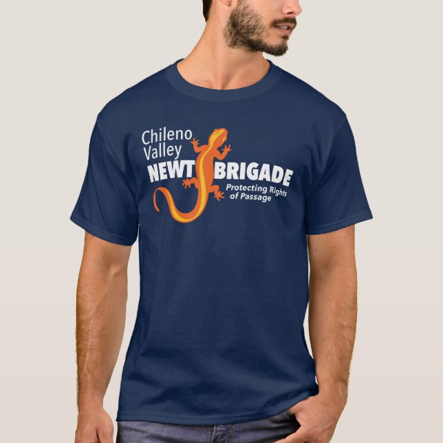T-shirt homme de la brigade Newt de la vallée de C (Devant)