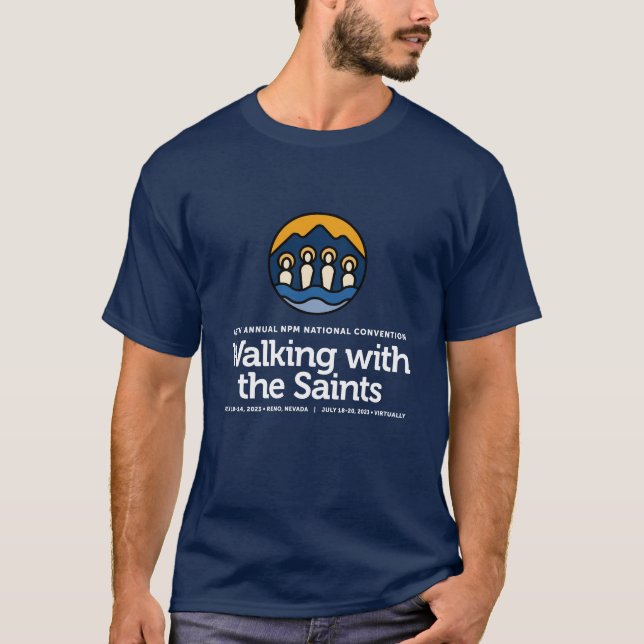 T-shirt homme de la Convention NPM 2023 (Devant)