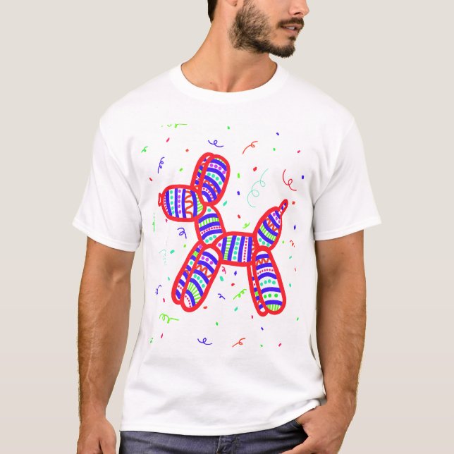 T-shirt homme de la fête des Chiens de ballon (Devant)