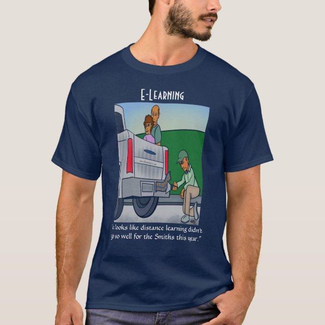 T-shirt homme de la marine (Devant)