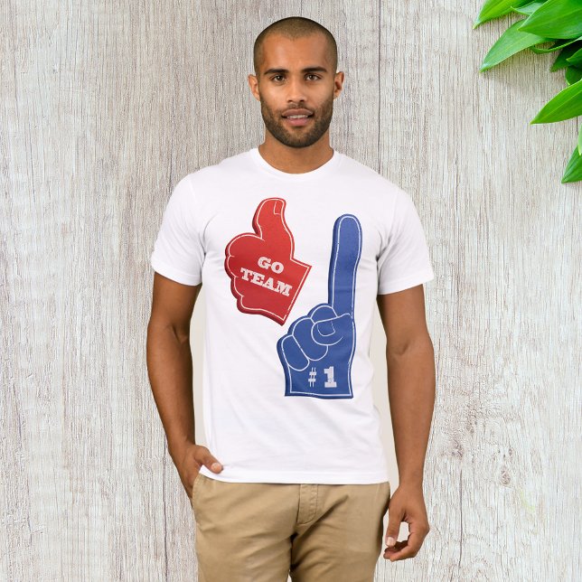 T-shirt homme de l'équipe (Créateur téléchargé)