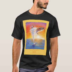 T-shirt Homme de l'espace baleine souffle 2