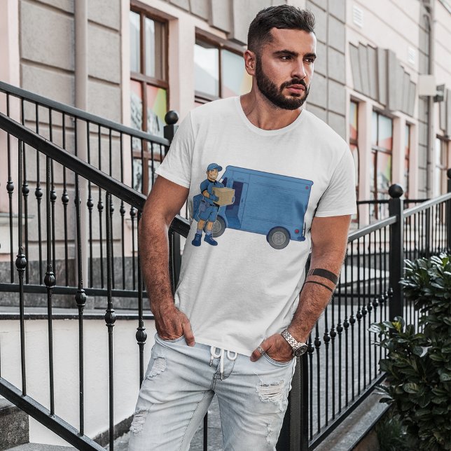 T-shirt homme de livraison d'Express (Créateur téléchargé)
