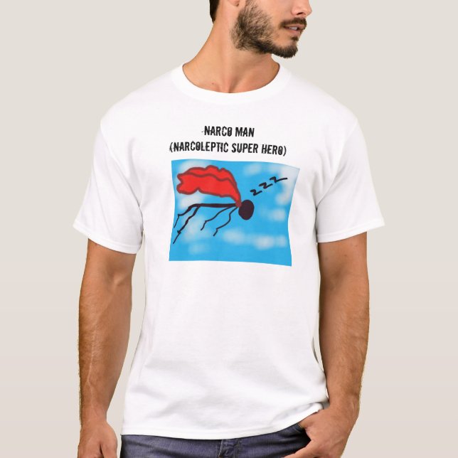 T-shirt Homme de Narco (superhéros de Narcoleptic) (Devant)