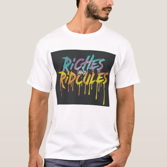 T-shirt Homme de Riches et Ridicules (Devant)
