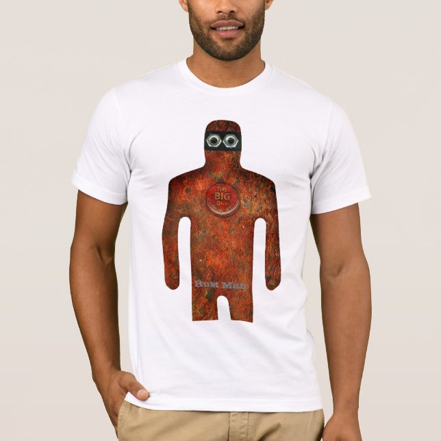 T-shirt Homme de rouille - le superhéros terni drôle (Devant)