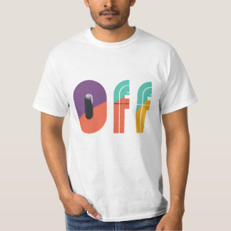 T-Shirt homme de texte désaffecté