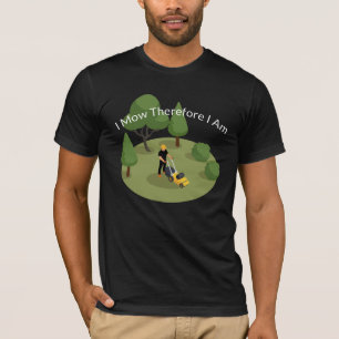 T-shirt homme de tondeuse de pelouse drôle