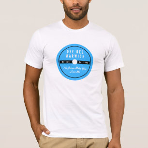 T-shirt homme Dee Dee Warwick Blue Vinyl