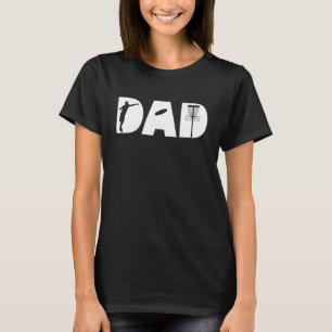 T-shirt Homme Disque Golf Papa Sport Frolf Frisbee les ann