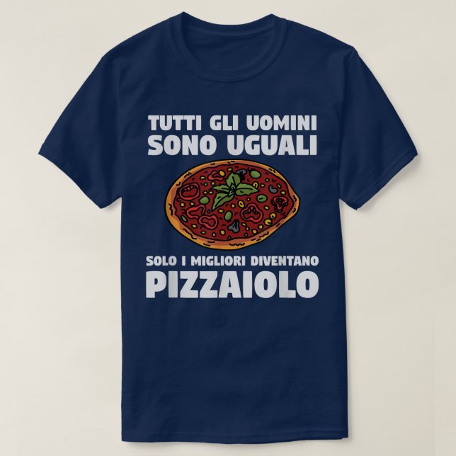 T-shirt Homme Drôle Pizza Baking Idée cadeau pour la pizza (Design devant)