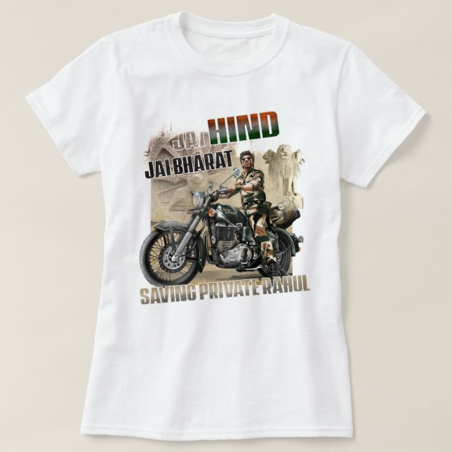 T-shirt Homme drôle Shahrukh Khan Peinture numérique Jai H (Design devant)
