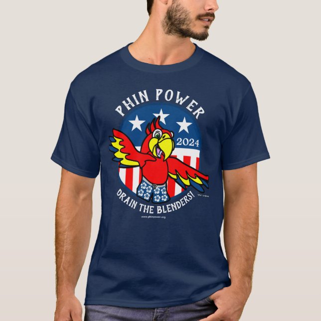 T-shirt Homme du parti au pouvoir 2024 (Devant)