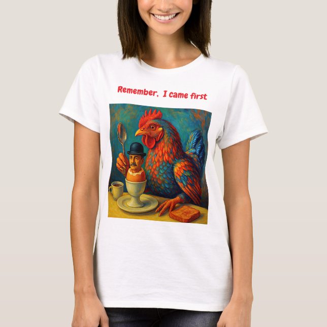 T-shirt Homme dur - Fowl Play au petit-déjeuner (Devant)
