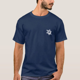 T-shirt homme #EJH en bleu