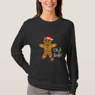 T-shirt Homme en pain d'épices - Oh Snap Funny Mignonne No