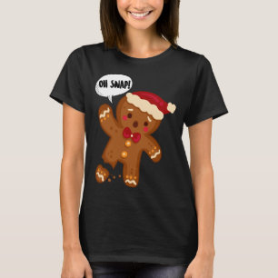 T-shirt Homme en pain d'épices Oh Snap ! Noël drôle